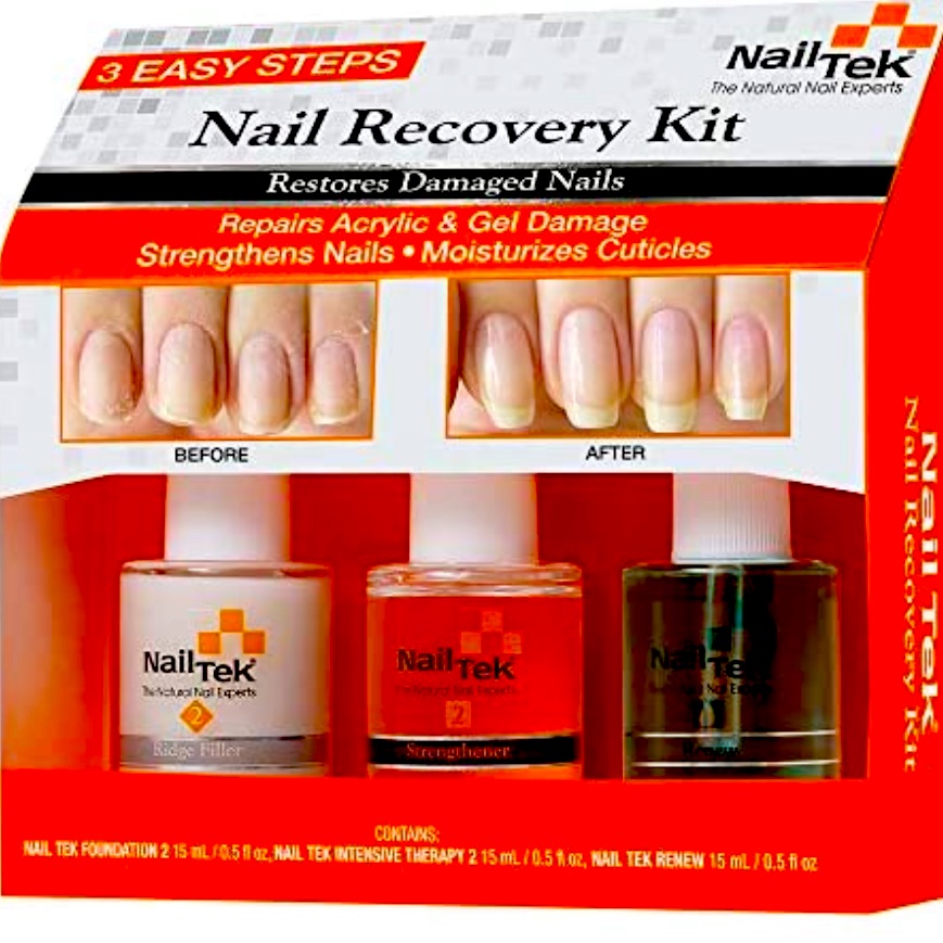 New!!! Nail Tek Nail Recovery Kit, Cuticle Oil